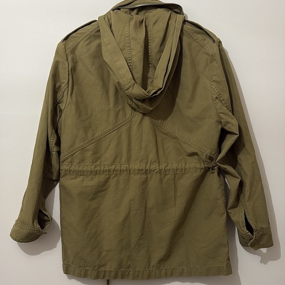 Rag & Bone M65 Field Cotton Utility Full Zip Hooded Jacket Moss Green NWT XXS - Picture 14 of 14